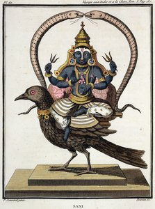 Sani, de &39;Journey to India and China&39; de Pierre Sonnerat, gravado por Poisson, publicado em 1782